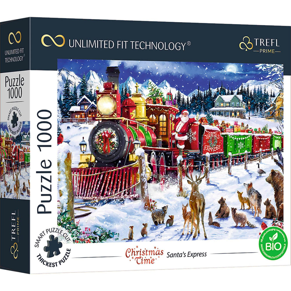 Puzzle Trefl: 1000 piece Santa's Express (Trefl Prime)