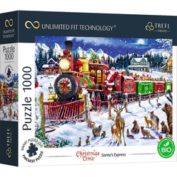 Puzzle Trefl: 1000 piece Santa's Express (Trefl Prime)