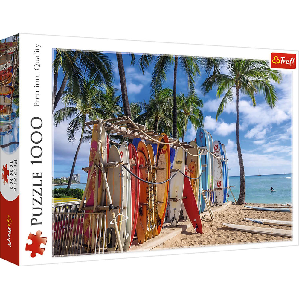 Puzzle Trefl: 1000 piece Waikiki Beach (Trefl Red)