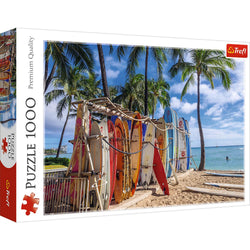 Puzzle Trefl: 1000 piece Waikiki Beach (Trefl Red)
