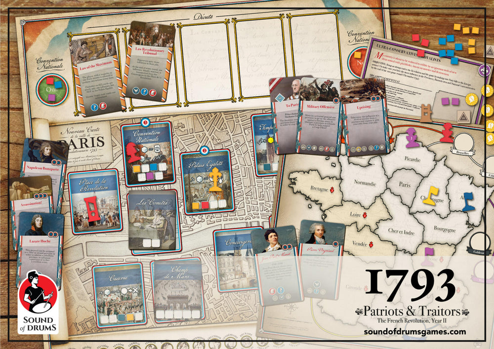 1793: Patriots & Traitors: Ltd Deluxe Edition Wooden Box