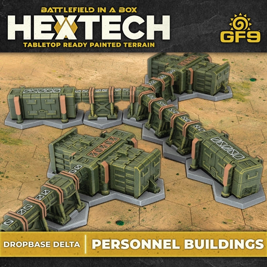 Battletech Hextech: Dropbase Delta Personnel Buildings (x10)