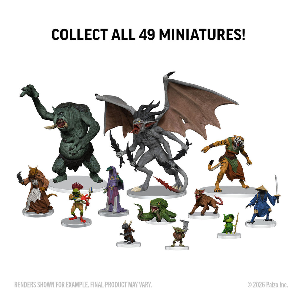 Mini Pathfinder Battles Pre-Painted: Monster Core- Booster