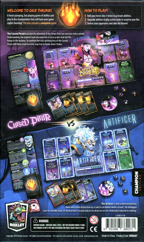 Dice Throne Season 2: 3 Cursed Pirate vs Artificer