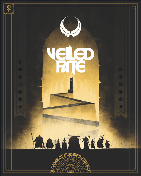 Veiled Fate:  Core Game - Kickstarter Box