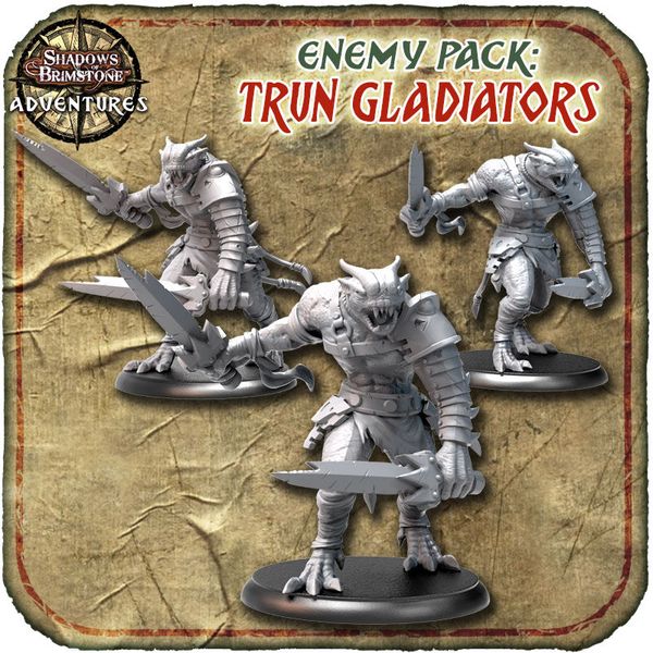 Shadows of Brimstone: Enemy Pack - Trun Gladiators