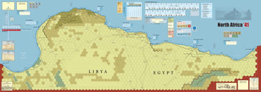 North Africa '41 Mounted Map