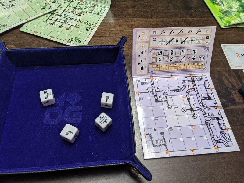 Railroad Ink Challenge: Solo Board