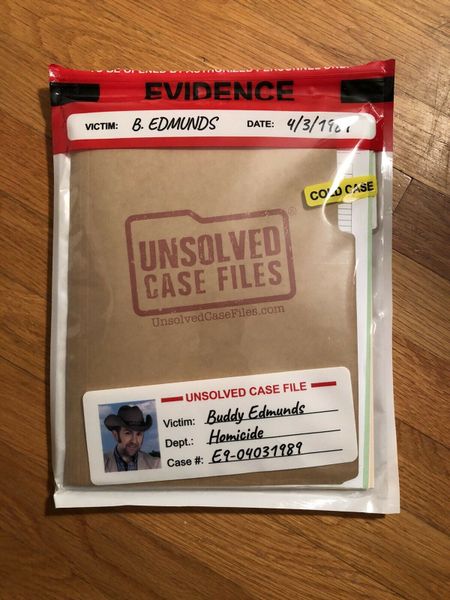 Unsolved Case Files: Buddy Edmunds