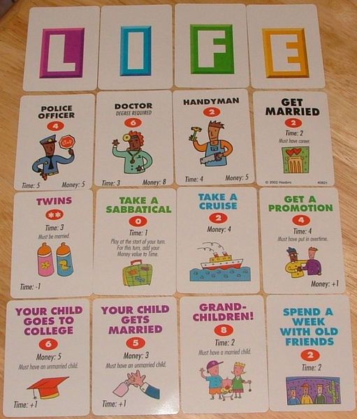 Game Of Life Card Game