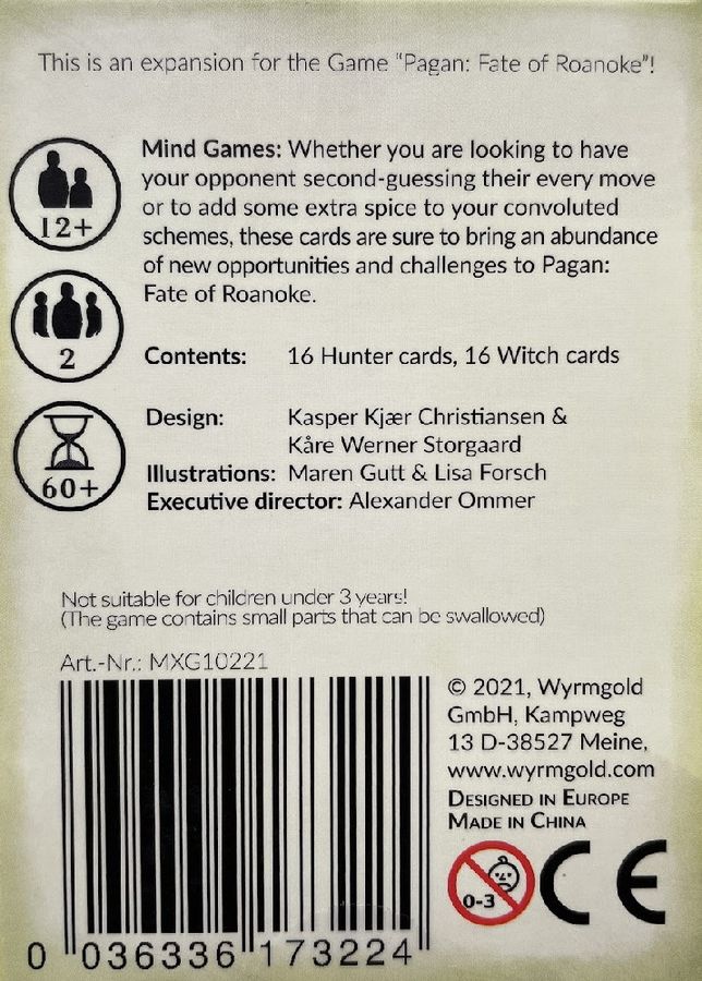 Pagan: Fate of Roanoke: Mindgames