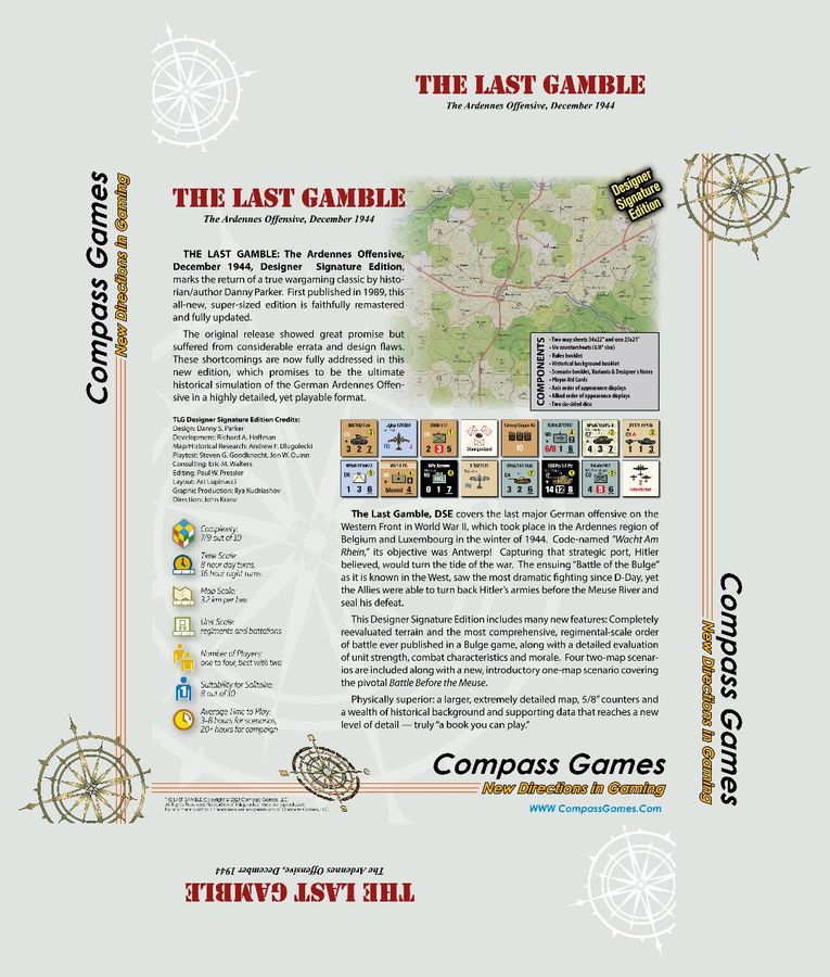 The Last Gamble: The Battle of the Bulge: Designer Signature Edition