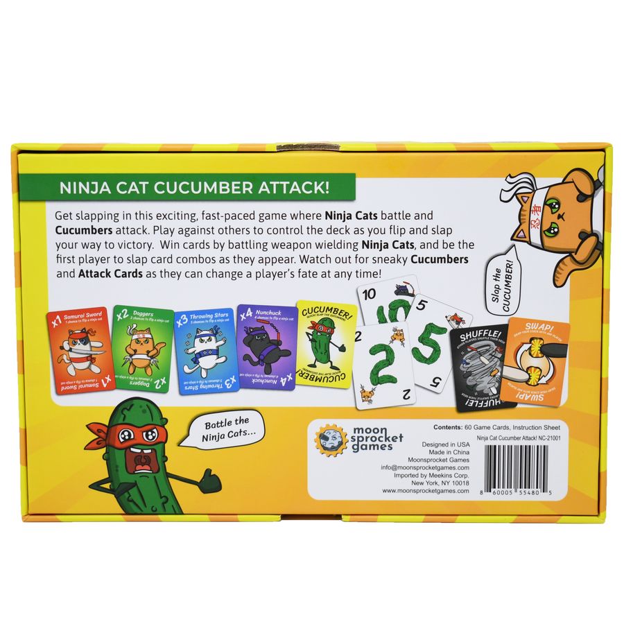 Ninja Cat Cucumber Attack!