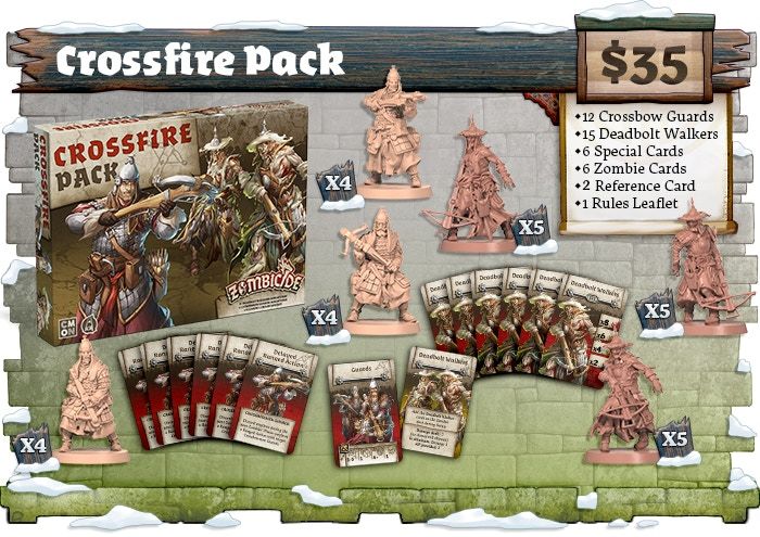 Zombicide - White Death: Crossfire Pack