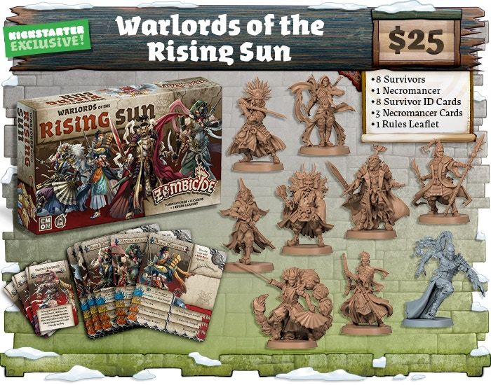 Zombicide - White Death: Warlords of the Rising Sun