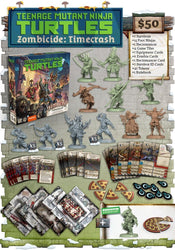 Zombicide - White Death: TMNT Zombicide: Timecrash w/Jennika & Plastic Pizza Tokens