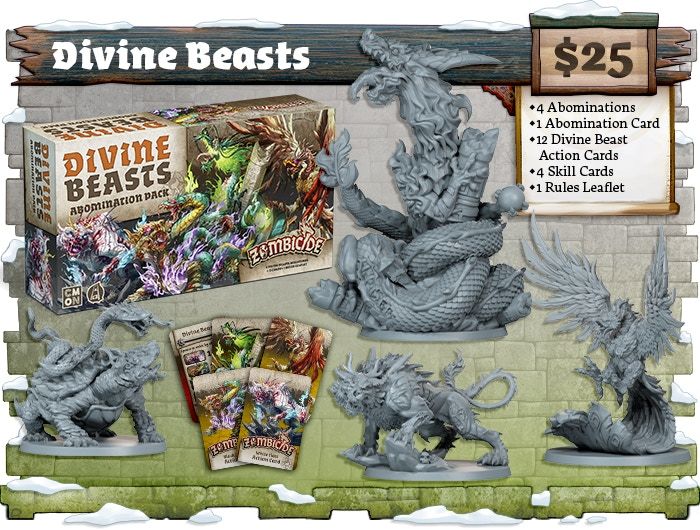 Zombicide - White Death: Divine Beasts