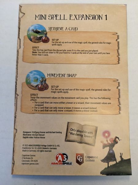 Wandering Towers: Mini-Expansion 1