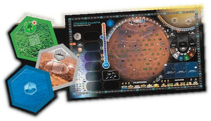 Terraforming Mars: Map Amazonis & Vastitas