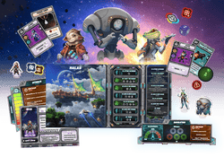 Wandering Galaxies: A Crossroads Game