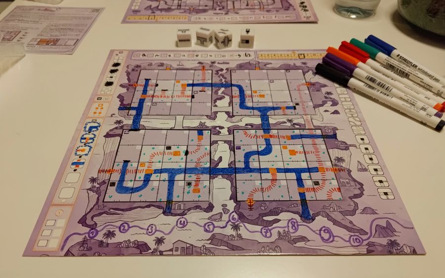 Railroad Ink: Archipelago Boards Set