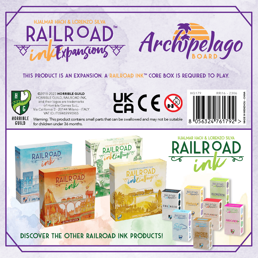 Railroad Ink: Archipelago Boards Set