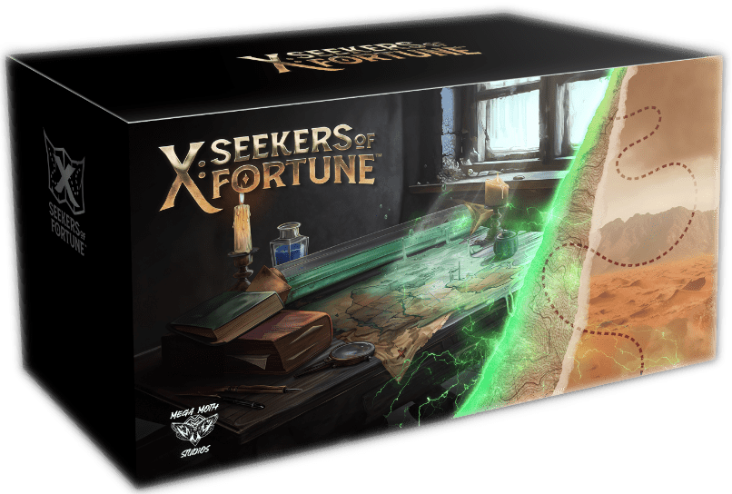 X - Seekers of Fortune: Base Game (w/Kickstarter Extras)