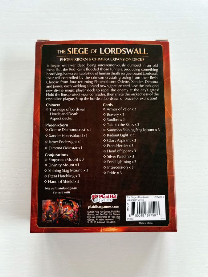Ashes Reborn Red Rains: The Siege of Lordswall