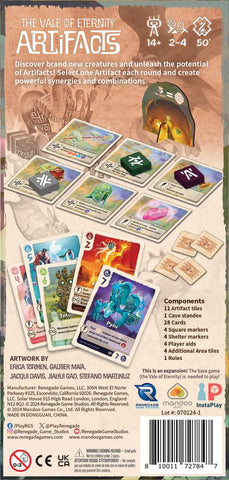 The Vale of Eternity: Artifacts