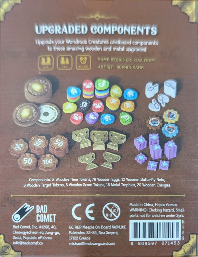 Wonderous Creatures: Upgraded Components