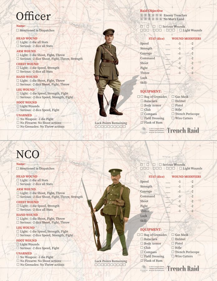 Trench Raid: Solitaire Patrol Command on the WWI Western Front