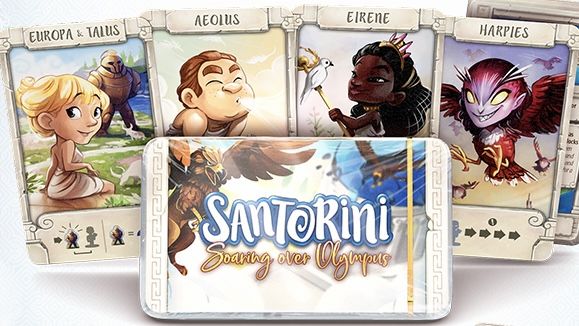 Santorini: God Pack: Soaring Over Mount Olympus Expansion