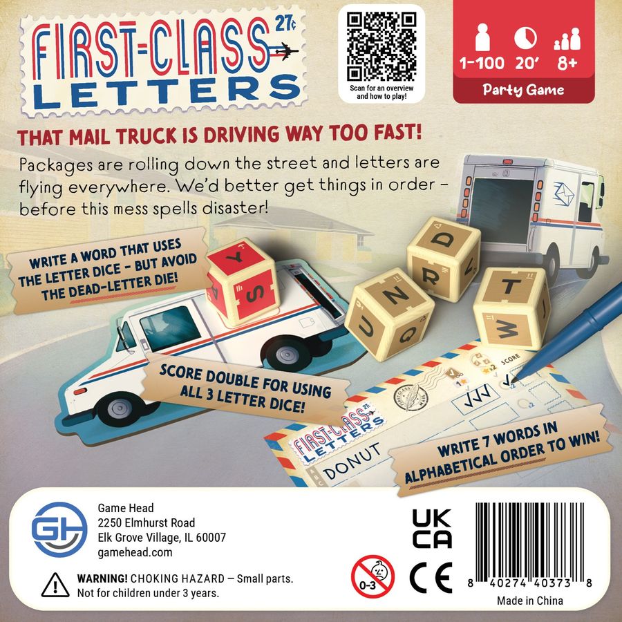 First Class Letters