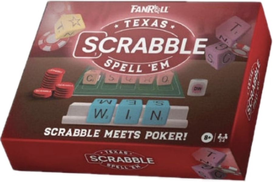 Dice Fanroll: Hasbro Scrabble Texas Spell Em
