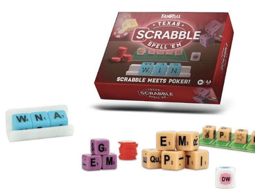 Dice Fanroll: Hasbro Scrabble Texas Spell Em