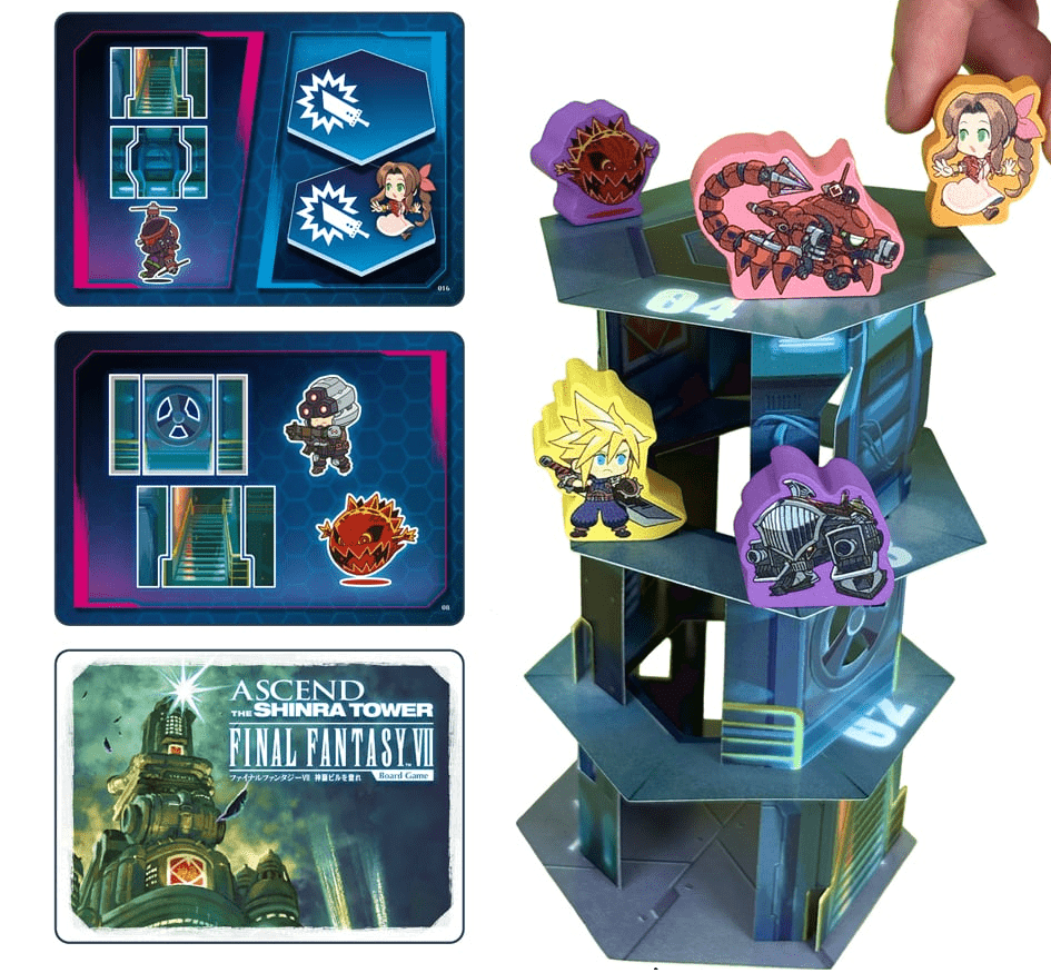 Ascend the Shinra Tower: A Final Fantasy VII Board Game
