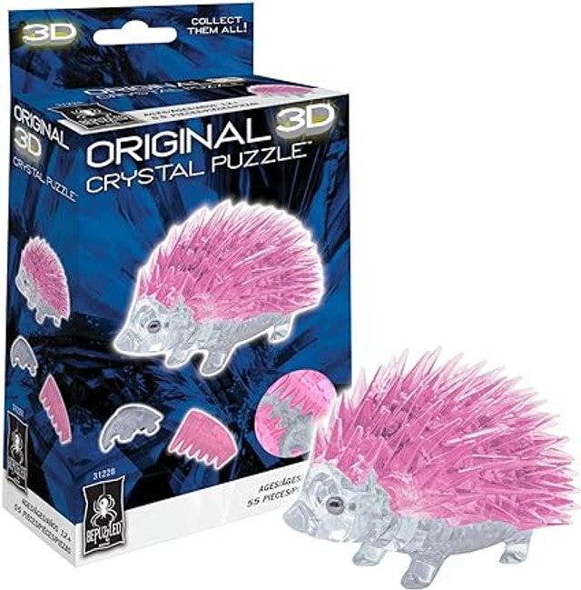 Crystal Puzzle: Hedgehog (Pink)