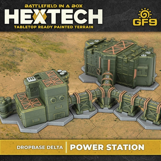 Battletech Hextech: Dropbase Delta Power Station (x8)