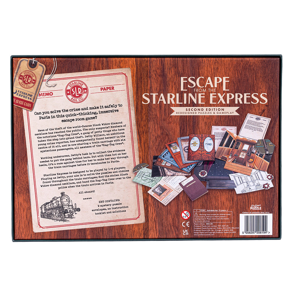 Professor Puzzle: Escape from the Starline Express Game V2