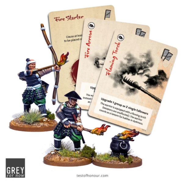 Test of Honour: Ashigaru with Fire Arrows and Flaming Torch
