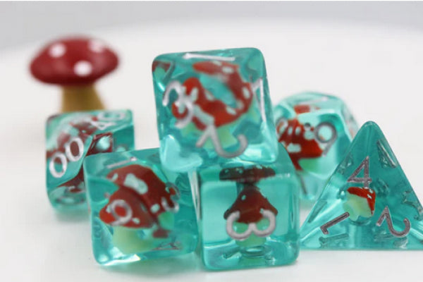 Dice Sirius: Poly 7 Set Mushroom