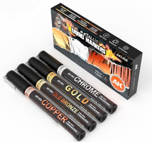 Paint AK: Markers Metallic