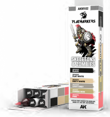 Paint AK: Playmarkers Set - Skeletons & Zombies (6 Ref.)