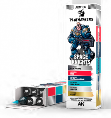 Paint AK: Playmarkers Set - Space Knight (6 Ref.)