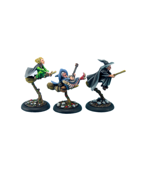 Mini Discworld: Three Witches on Brooms
