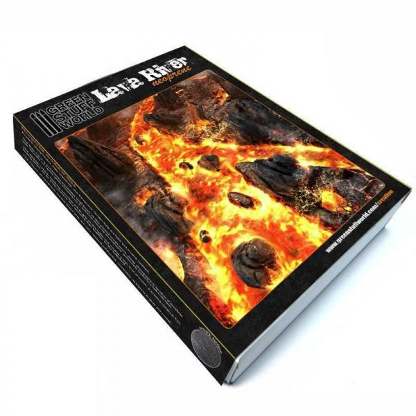 Mini Terrain Green Stuff World: Neoprene Set Lava River