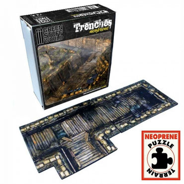 Mini Terrain Green Stuff World: Neoprene Set Trenches