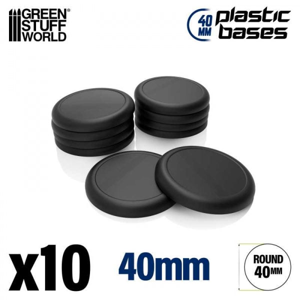 Mini Base Green Stuff World: Plastic Round Lip 40mm