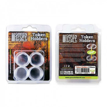 Boardgame Tools Green Stuff World: Token Holders 26mm