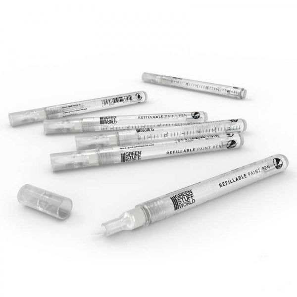 Mini Tools Green Stuff World: Refillable paint pen (pack x6)